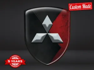 Mitsubishi Adesivi Lunotto Eleganti Alta Qualità Regolabili